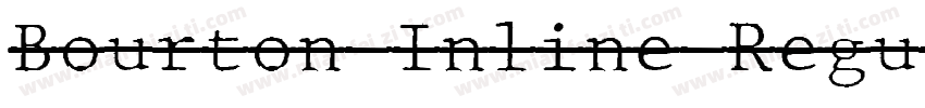 Bourton Inline Regul字体转换